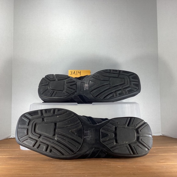Calvin Klein Black Leather Sneakers‎ Mens 11.5M Casual Lace Up Shoes - Picture 7 of 8